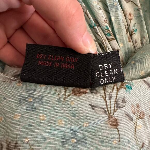 Anora India Boho Embroidered Mirror Work Floral Midi Dress 3XL Lined Festival - Picture 9 of 10